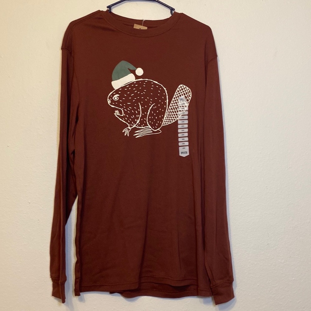 Duluth Trading Co Men’s Holiday Pattern Sleep Tee NEW